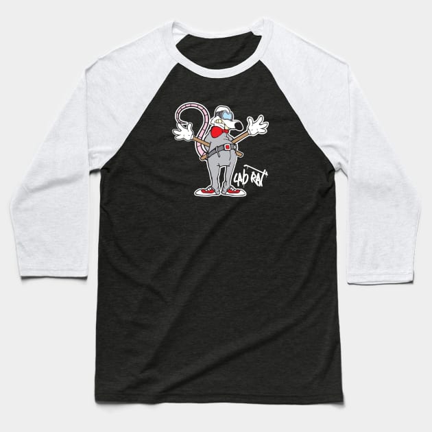 Lab Rat Baseball T-Shirt by digifab